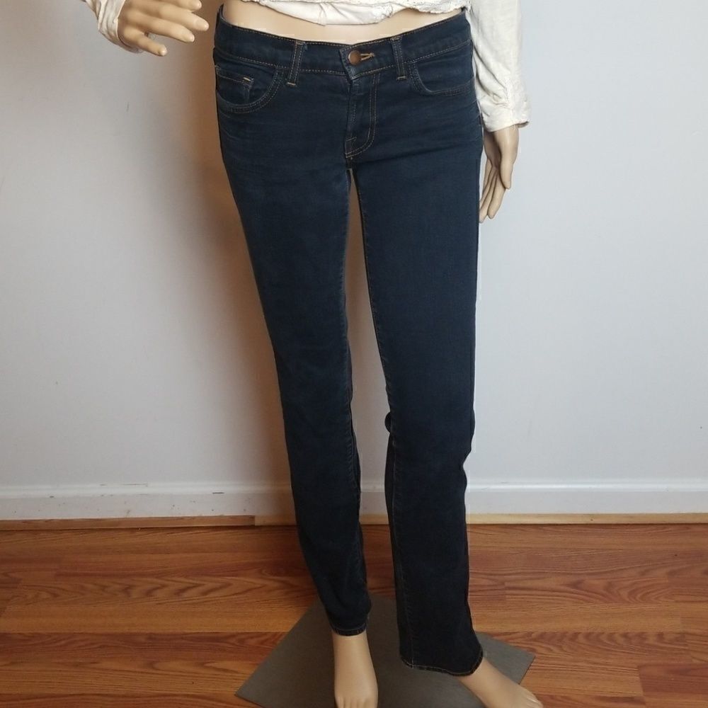 J Brand dark wash skinny jeans